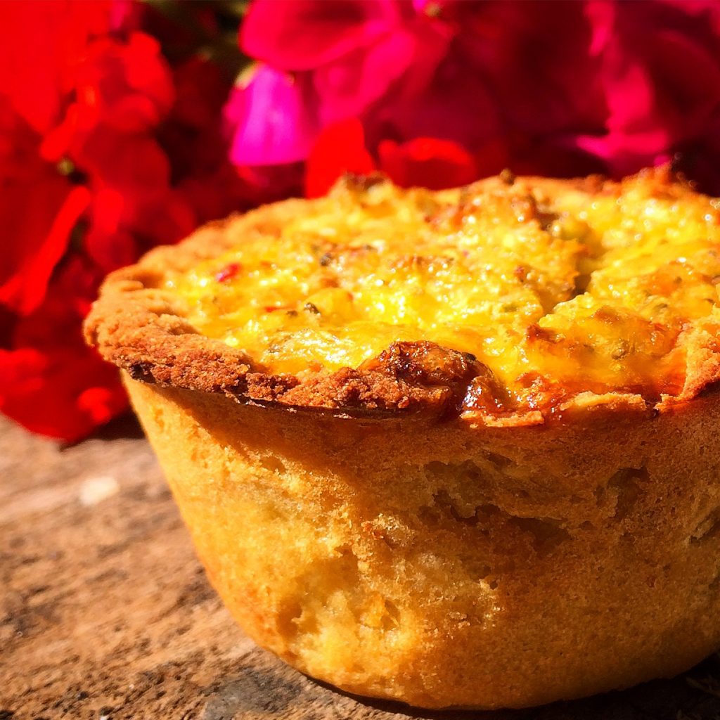 MINI TORTINHA DE BATATA-DOCE COM AVEIA SEM GLÚTEN