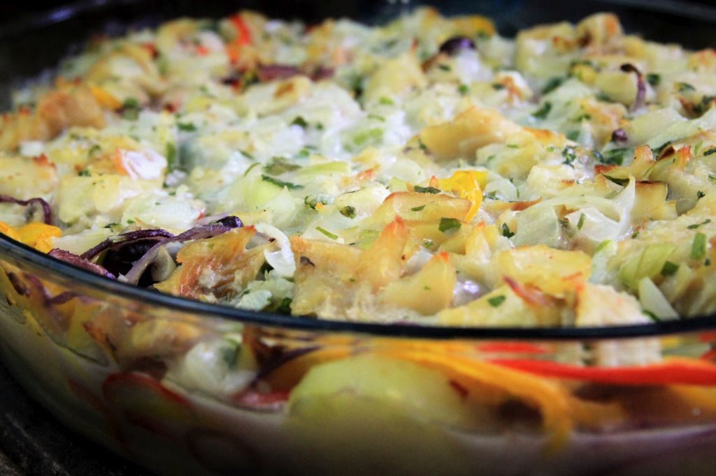 BACALHAU DE FORNO CREMOSO SEM GLÚTEN E SEM LACTOSE