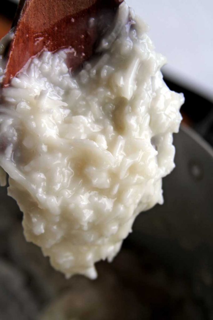 Cobertura cremosa de coco sem glúten e sem lactose