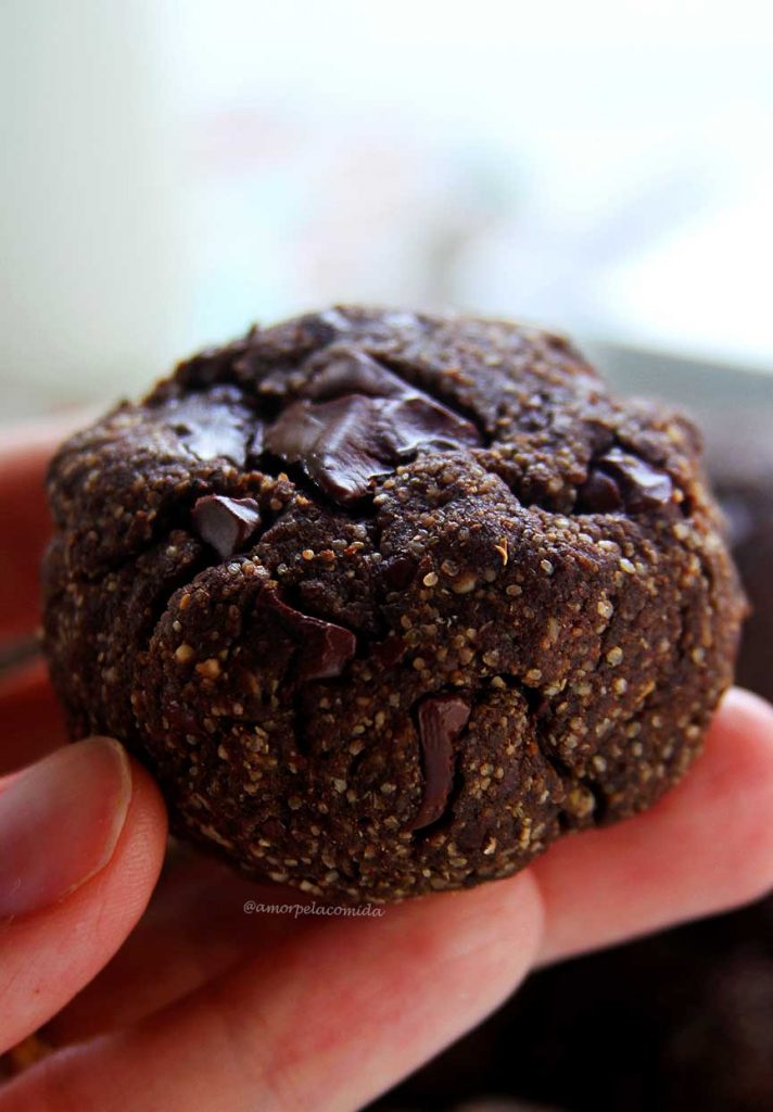 Cookies fit para dieta sem glúten, sem lactose, sem ovo e sem soja