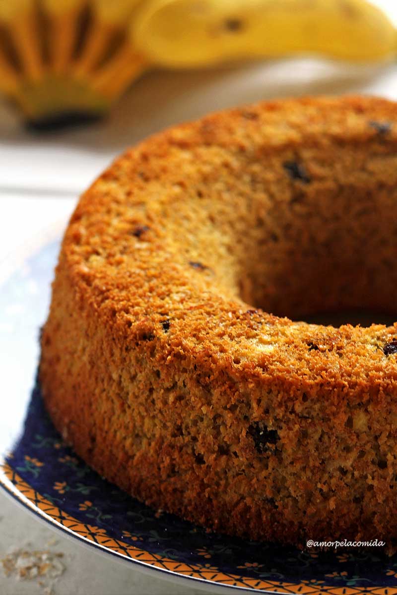 Receitas de bolo de banana de liquidificador