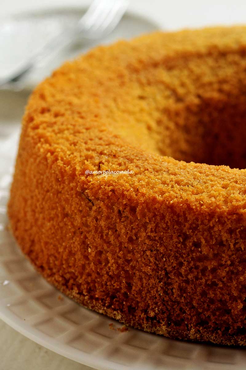 Receita de Bolo de fubá fofinho fácil