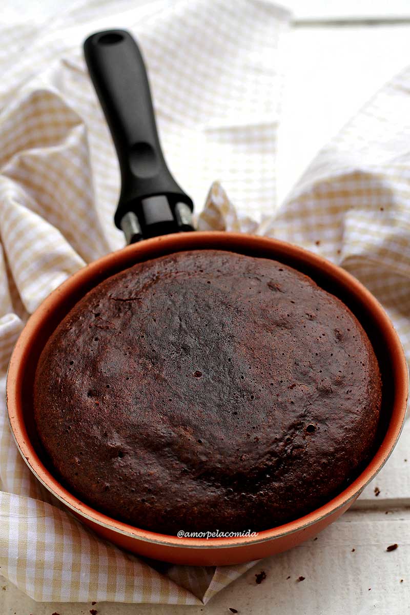 Receita de bolo de chocolate fofinho