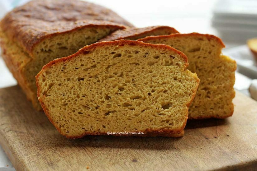 PÃO SEM GLÚTEN SEM LACTOSE FIT DE LIQUIDIFICADOR FOFINHO - Receitas ...