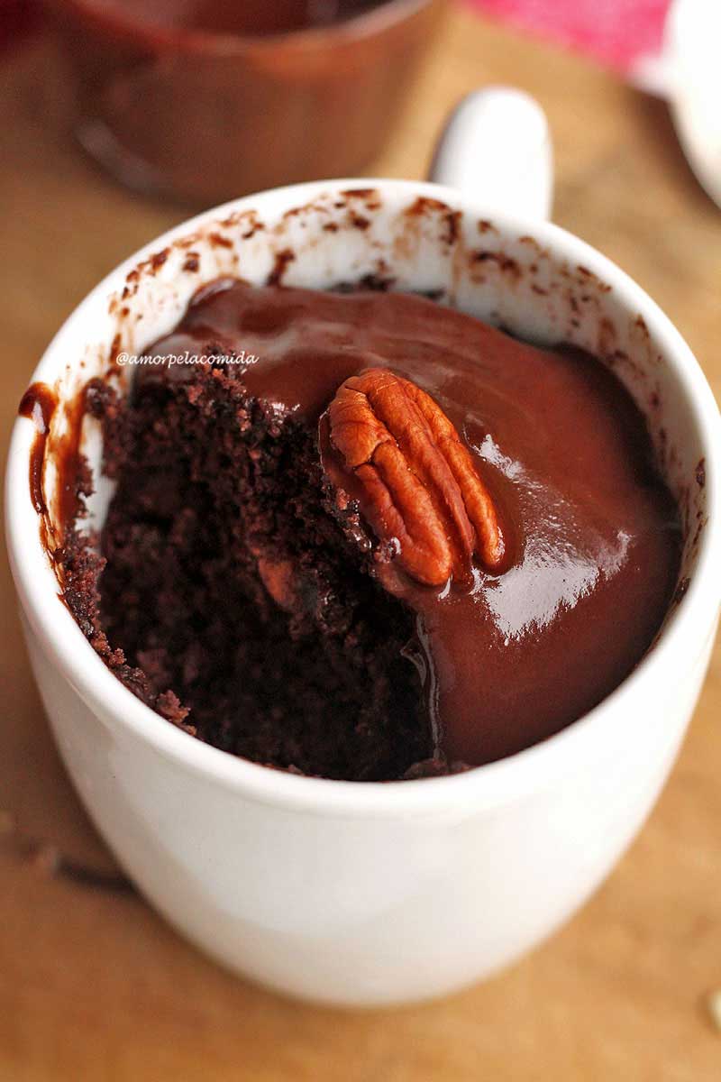 Bolo de chocolate sem farinha de trigo, sem leite e super rápido