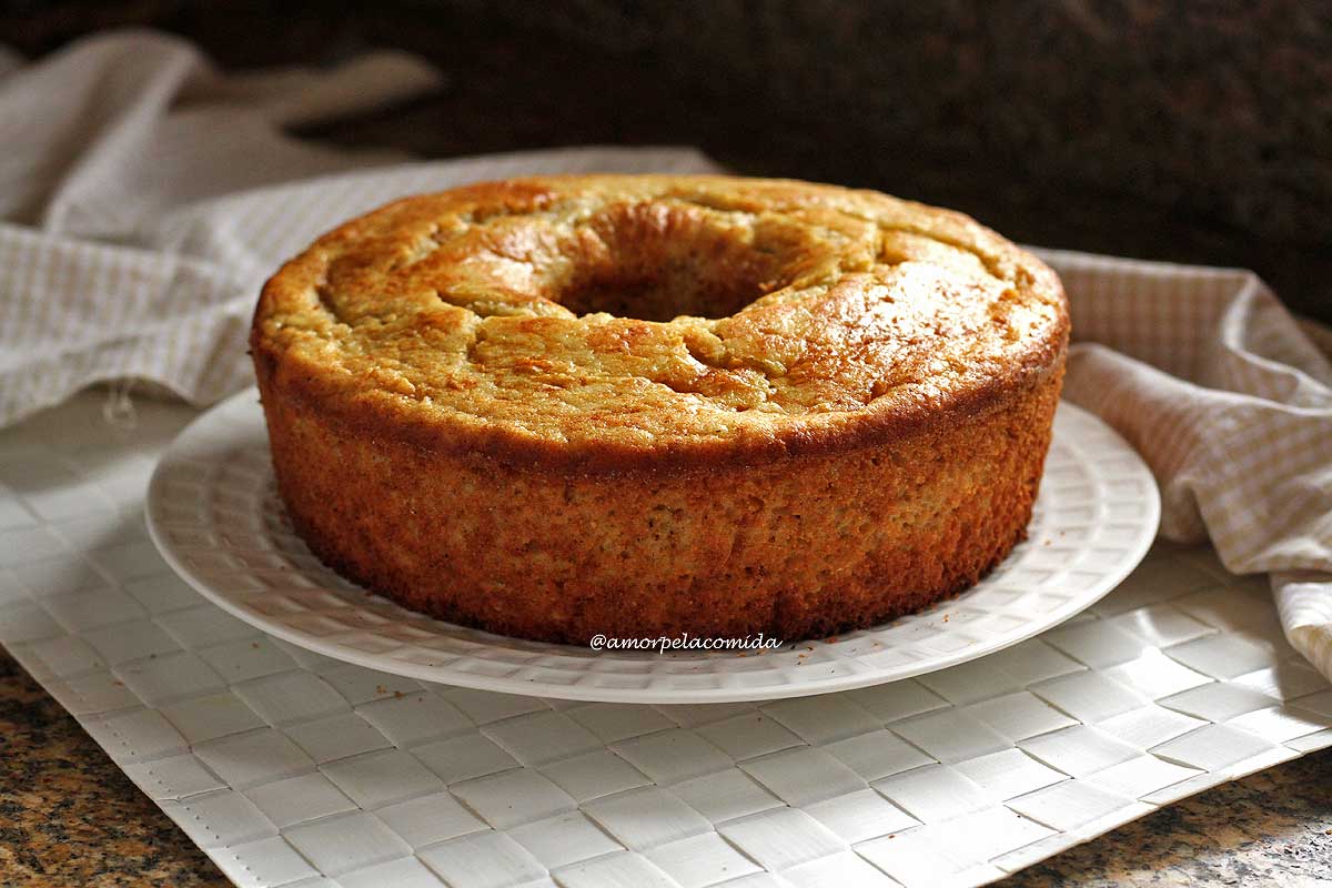 Bolo de banana fofinho