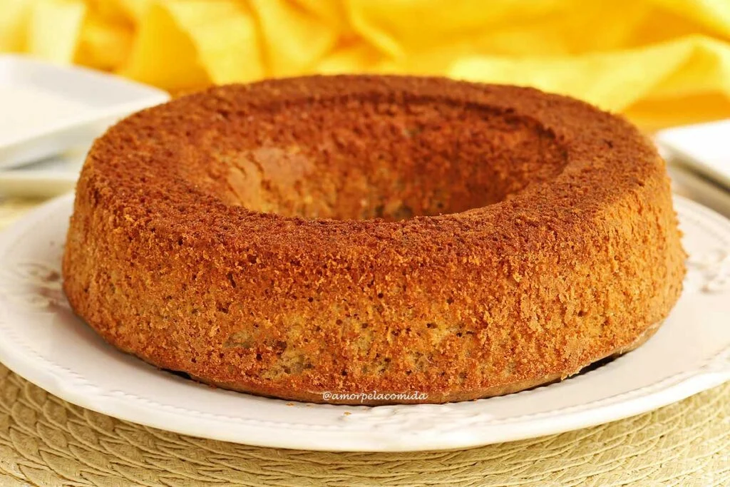 Bolo de banana e maçã sem farinha de trigo