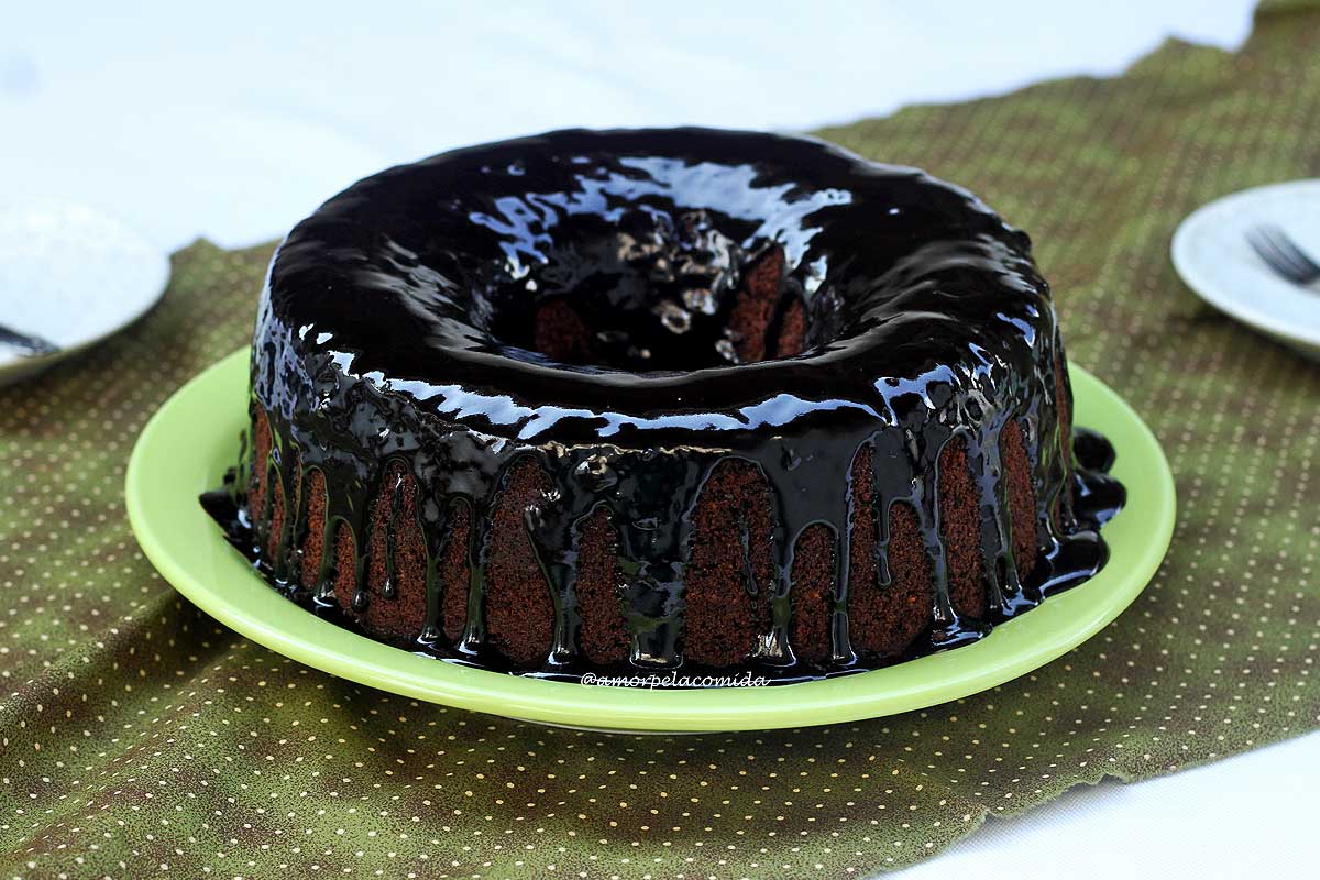 Receita de bolo de chocolate fofinho